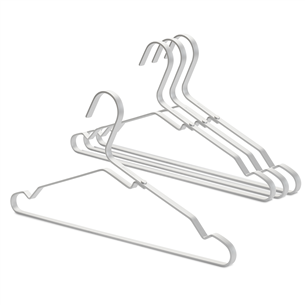 Brabantia, 4 pieces, silver - Clothes hanger set 118661