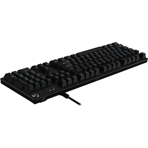 Logitech G513 Carbon Lightsynch, GX Red, mehaniskā, SWE, melna - Klaviatūra