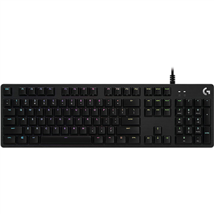 Logitech G512 Carbon Lightsynch, GX Red, mehaniskā, SWE, melna - Klaviatūra 920-009367