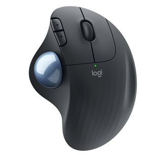 Logitech M575 Ergo Trackball, optiskā, melna - Bezvadu datorpele 910-005872
