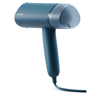 Philips 3000, 1000 W, blue - Handheld garment steamer