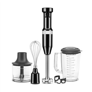 KitchenAid, 180 W, melna - Rokas blenderis