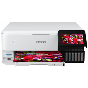 Epson EcoTank L8160, WiFi, LAN, белый - Многофункциональный цветной струйный принтер / фотопринтер