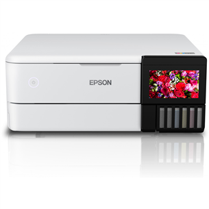 Epson EcoTank L8160, WiFi, LAN, белый - Многофункциональный цветной струйный принтер / фотопринтер