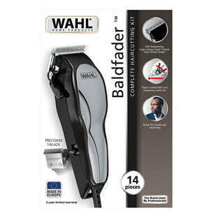 Wahl Baldfader, 1-13mm, melna/pelēka - Matu griežamā mašīna