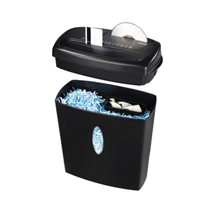 Hama Home X10CD, 15 l, melna - Papīra smalcinātājs