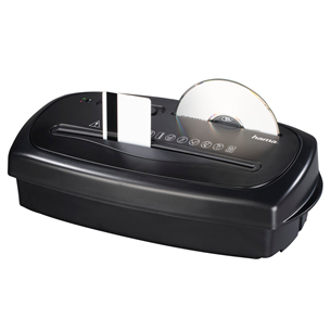 Hama Home X10CD, 15 l, melna - Papīra smalcinātājs
