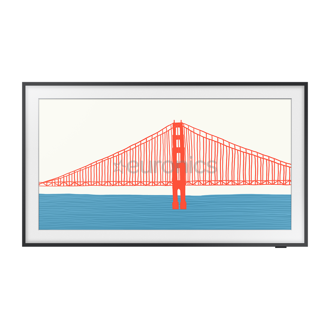 Samsung The Frame QLED 4K UHD, 55'', sānu statīvs, melna - Televizors