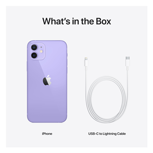 Apple iPhone 12, 64 GB, violeta - Viedtālrunis