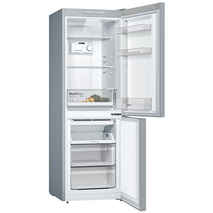 Bosch, 282 L, height 176 cm, inox - Refrigerator