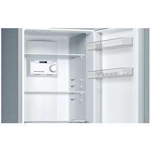 Bosch NoFrost, augstums 176 cm, 282 L, sudraba - Ledusskapis