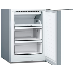 Bosch NoFrost, augstums 176 cm, 282 L, sudraba - Ledusskapis