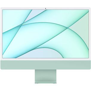 Apple iMac 24" (2021), M1 8C/7C, 8 ГБ, 256 ГБ, ENG, зеленый - Настольный компьютер "все в одном" MJV83ZE/A