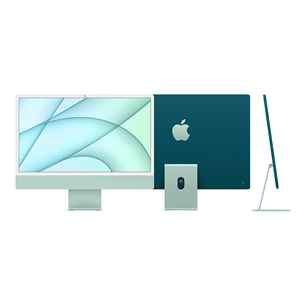 Apple iMac 24" (2021), M1 8C/7C, 8 ГБ, 256 ГБ, ENG, зеленый - Настольный компьютер "все в одном"