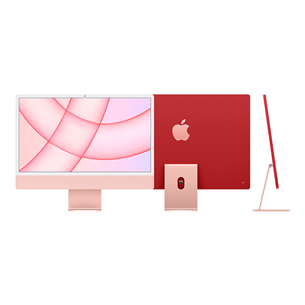 Apple iMac 24" (2021), M1 8C/7C, 8 ГБ, 256 ГБ, ENG, розовый - Настольный компьютер "все в одном"