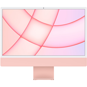 Apple iMac 24" (2021), M1 8C/7C, 8 ГБ, 256 ГБ, RUS, розовый - Настольный компьютер "все в одном"