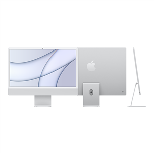 Apple iMac 24" (2021), M1 8C/8C, 8 GB, 512 GB, RUS, silver - All-in-one PC