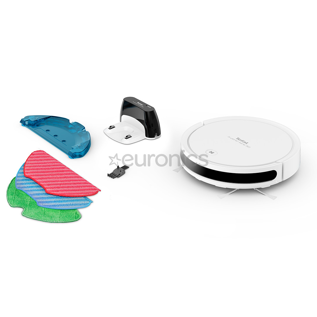 Tefal X-plorer Serie 50 Total care, vacuuming and mopping, white - Robot vacuum cleaner