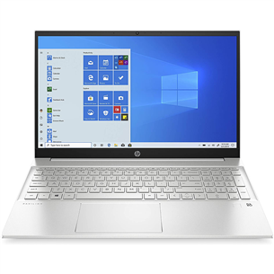 HP Pavilion 15-EH1011NY, 15,6'', FHD, Ryzen 5, 8 ГБ, 512 ГБ, серебристый - Ноутбук