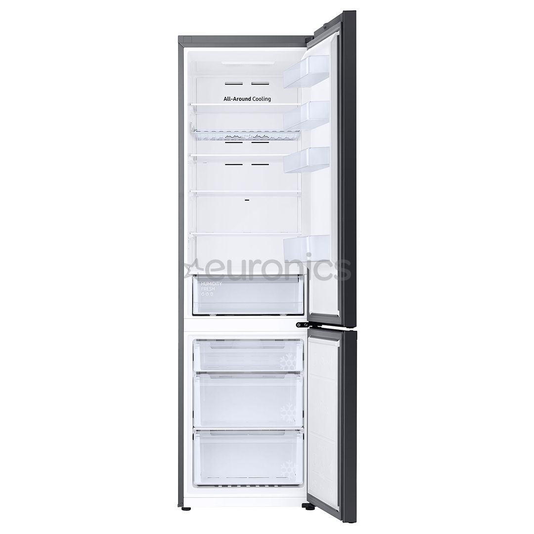 Samsung BeSpoke, augstums 203 cm, 390 L, balta - Ledusskapis
