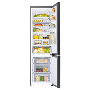 Samsung BeSpoke, 390 L, height 203 cm, white - Refrigerator