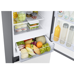 Samsung BeSpoke, 390 L, height 203 cm, white - Refrigerator