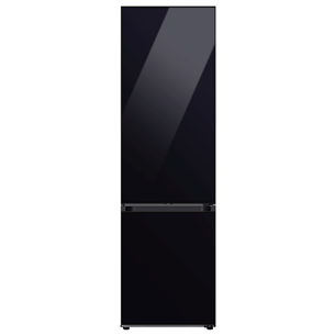 Samsung BeSpoke, 390 L, height 203 cm, black - Refrigerator