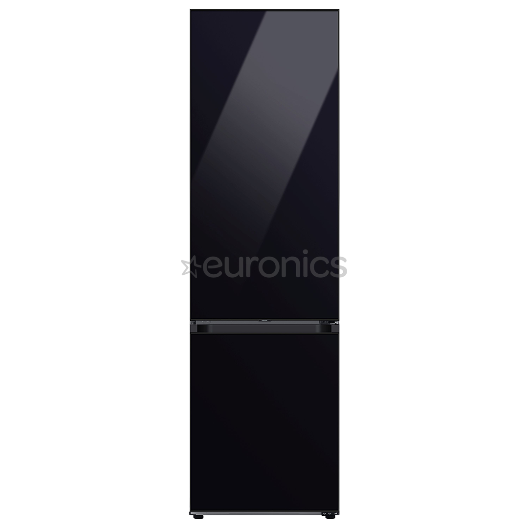 Samsung BeSpoke, augstums 203 cm, 390 L, melna - Ledusskapis