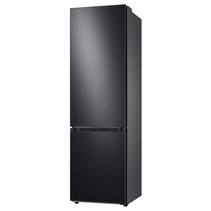 Samsung BeSpoke, 390 L, height 203 cm, matt black - Refrigerator