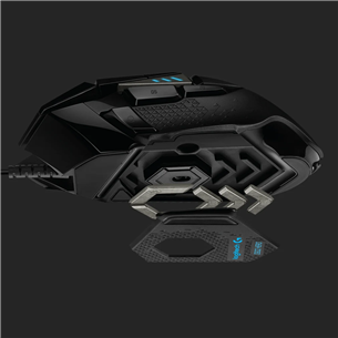 Logitech G502 Hero, optiskā, melna - Datorpele ar vadu