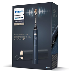Philips Sonicare 9900 Prestige SenseIQ, футляр, темно-синий - Электрическая зубная щетка