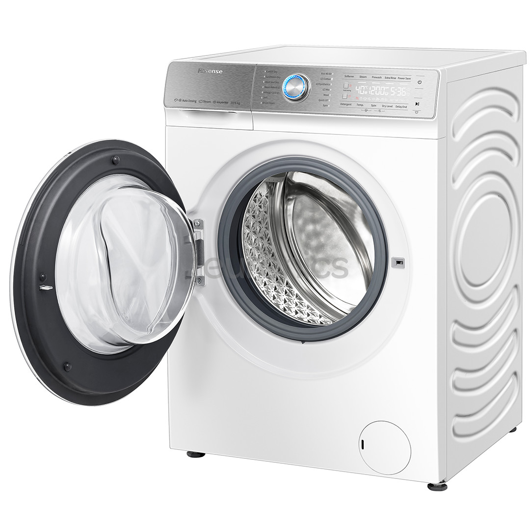 Hisense, 10 кг / 6 кг, глубина 61 см, 1400 об/мин - Стирально-сушильная машина