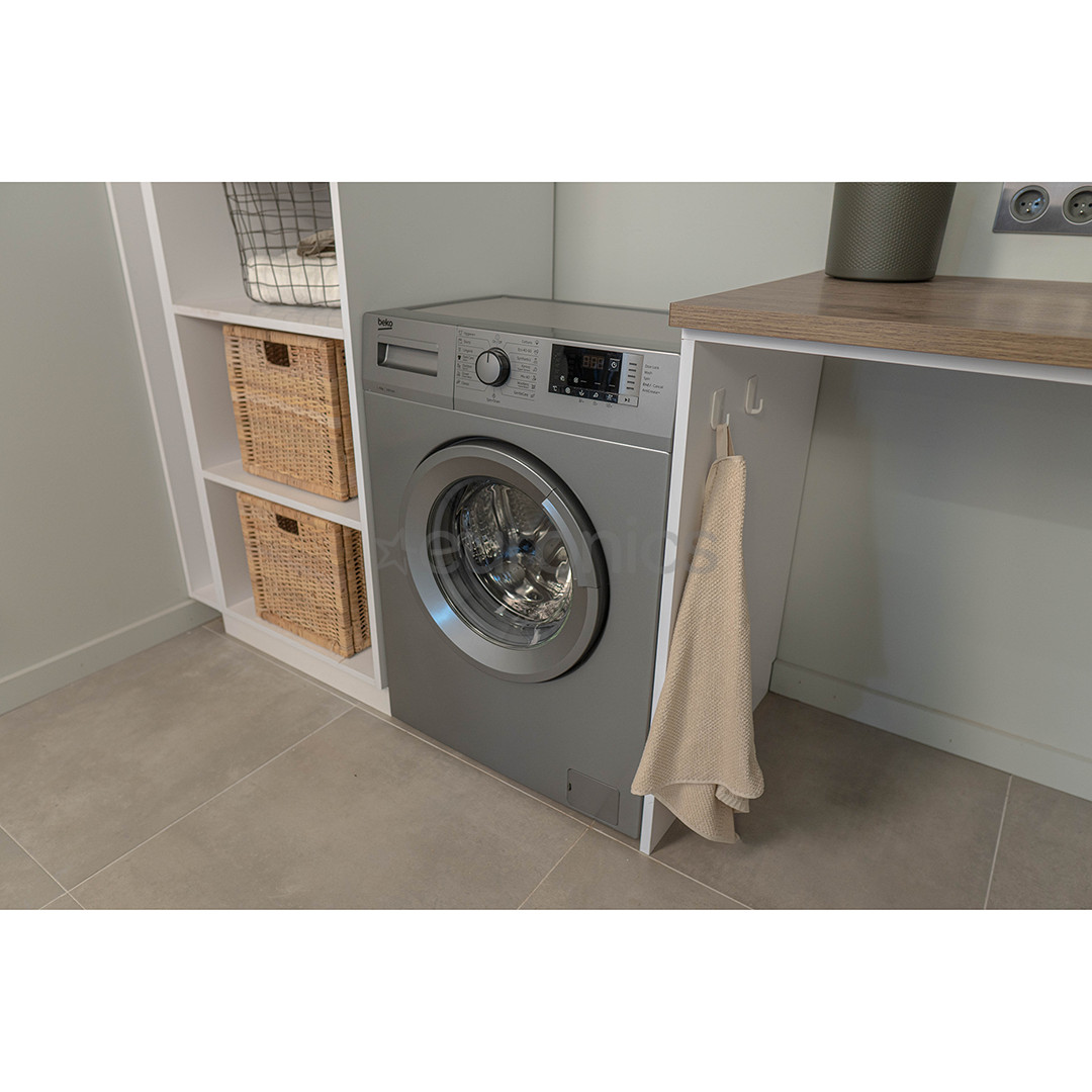 Beko, 6 kg, dziļums 44 cm, 1000 apgr/min -  Veļas mazgājamā mašīna ar priekšējo ielādi