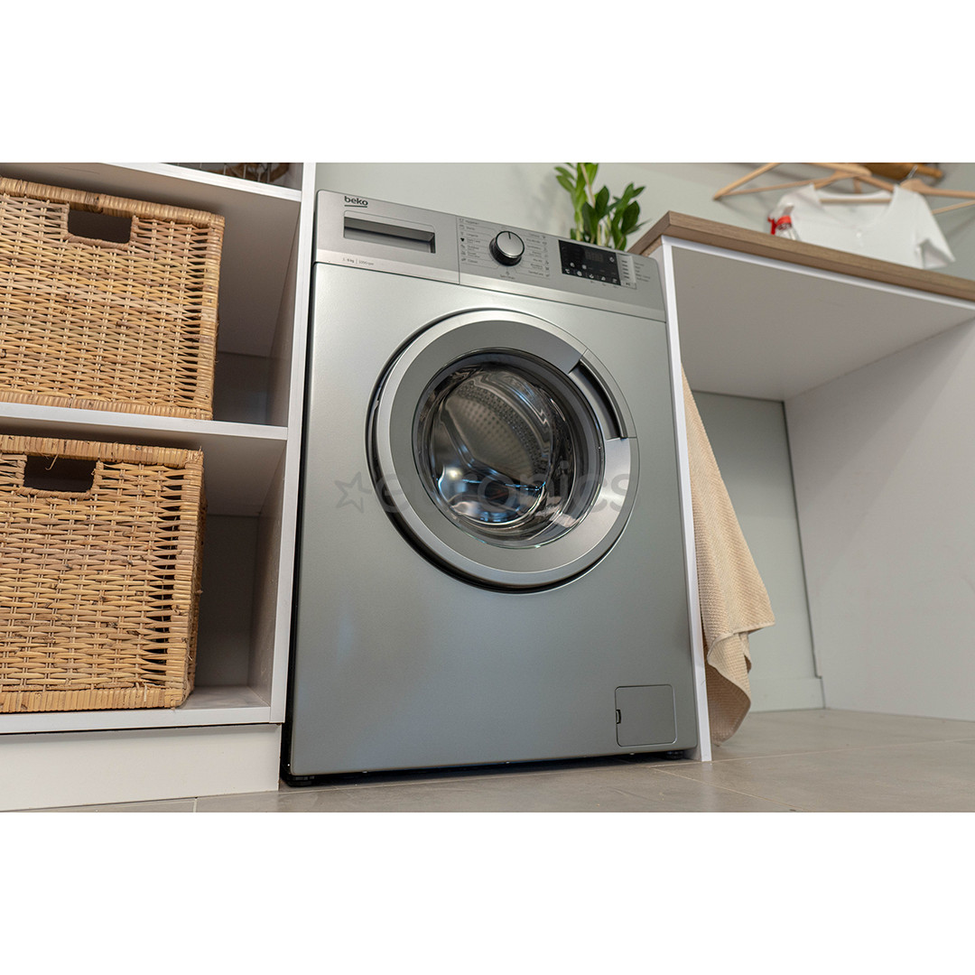Beko, 6 kg, dziļums 44 cm, 1000 apgr/min -  Veļas mazgājamā mašīna ar priekšējo ielādi