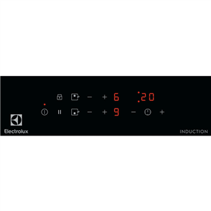 Electrolux, width 29 cm, frameless, black - Built-in Induction Hob