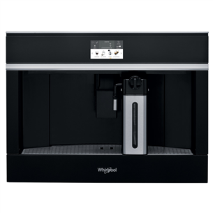 Whirlpool, black - Built-in espresso machine