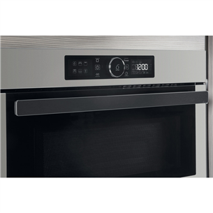 Whirlpool, 31 L, 1000 W, silver - Built-in Microwave Oven with Grill