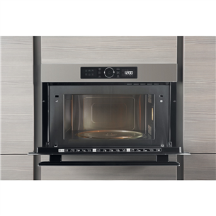 Whirlpool, 31 L, 1000 W, silver - Built-in Microwave Oven with Grill