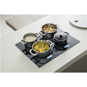 Whirlpool, width 65 cm, frameless, black - Built-in Induction Hob