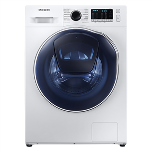 Samsung, AddWash, 8 kg / 5 kg, depth 45.6 cm, 1200 rpm - Washer-Dryer Combo WD8NK52E0ZW/LE