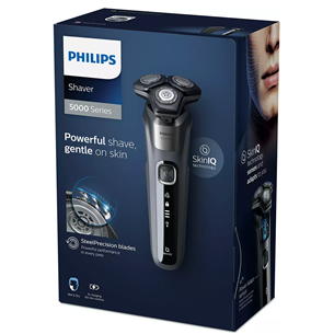 Philips 5000 Wet & Dry, pelēka - Skuveklis