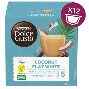Nescafe Dolce Gusto Coconut Flat White, 12 porcijas - Kafijas kapsulas 5000243800677