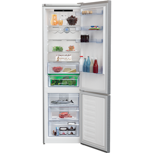 Beko, высота 202,5 см, 362 л, серый - Холодильник