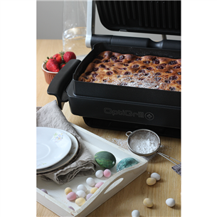 Tefal OptiGrill+ + Snacking & Baking, 2000 W, black - Table grill