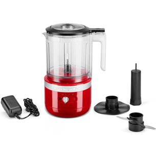 KitchenAid, sarkana - Bezvadu smalcinātājs