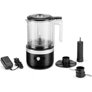 KitchenAid, black - Cordless mini Food Processor