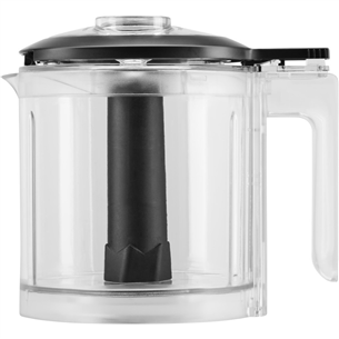 KitchenAid, melna - Bezvadu mini virtuves kombains