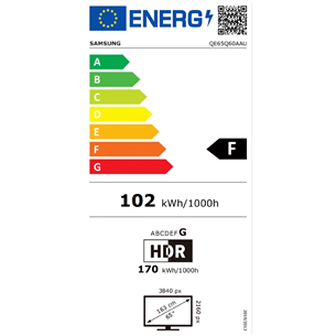 Samsung AirSlim QLED 4K UHD, 65'', sānu statīvs, melna - Televizors