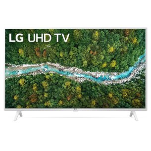 LG LCD 4K UHD, 43'', sānu statīvs, balta - Televizors