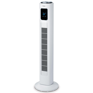 Beurer, 50 W, white/black - Tower fan LV200